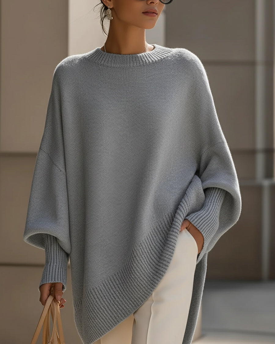 Elise de Paris| Pull Raffiné en Laine Mélangée