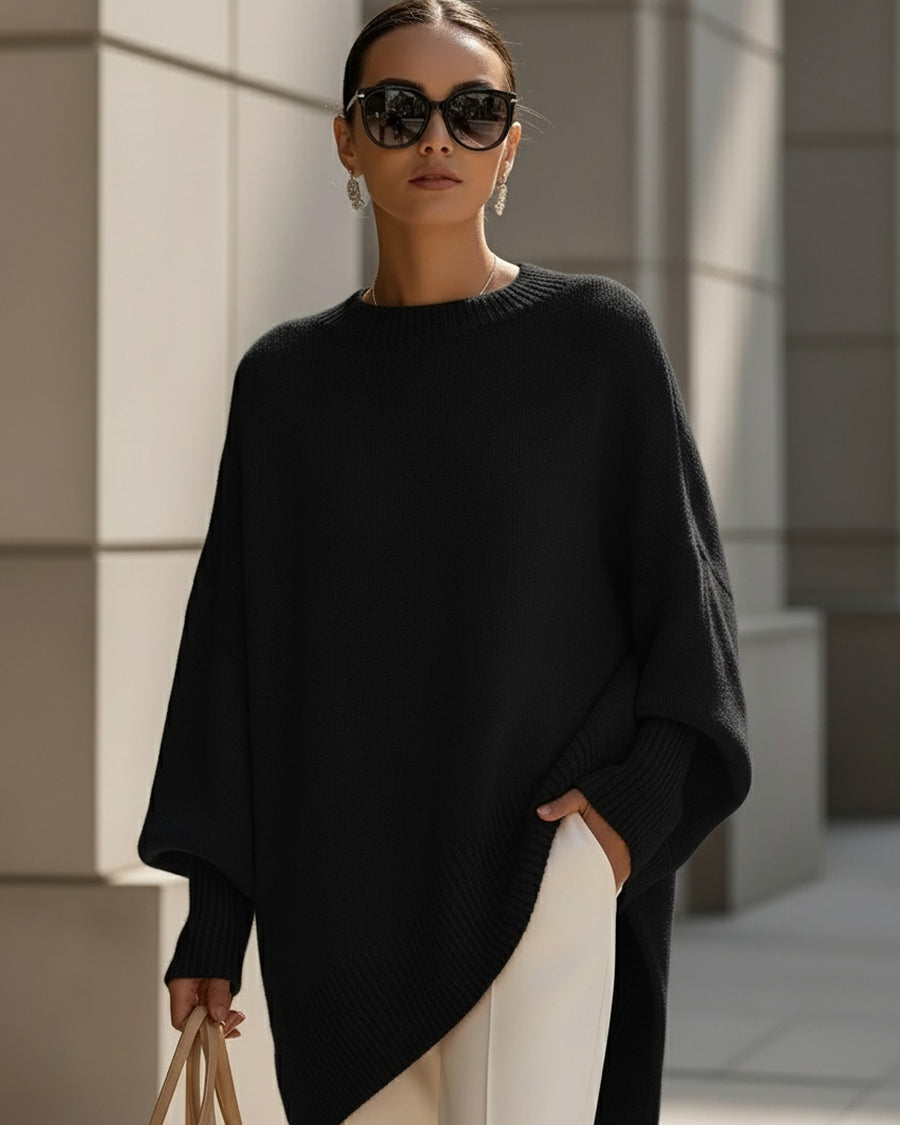 Elise de Paris| Pull Raffiné en Laine Mélangée