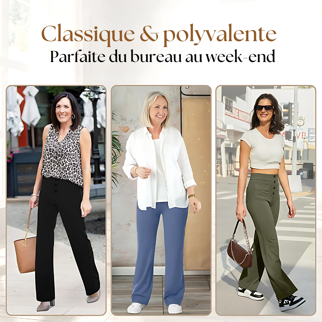 Elise de Paris | Pantalon Confort Élégant