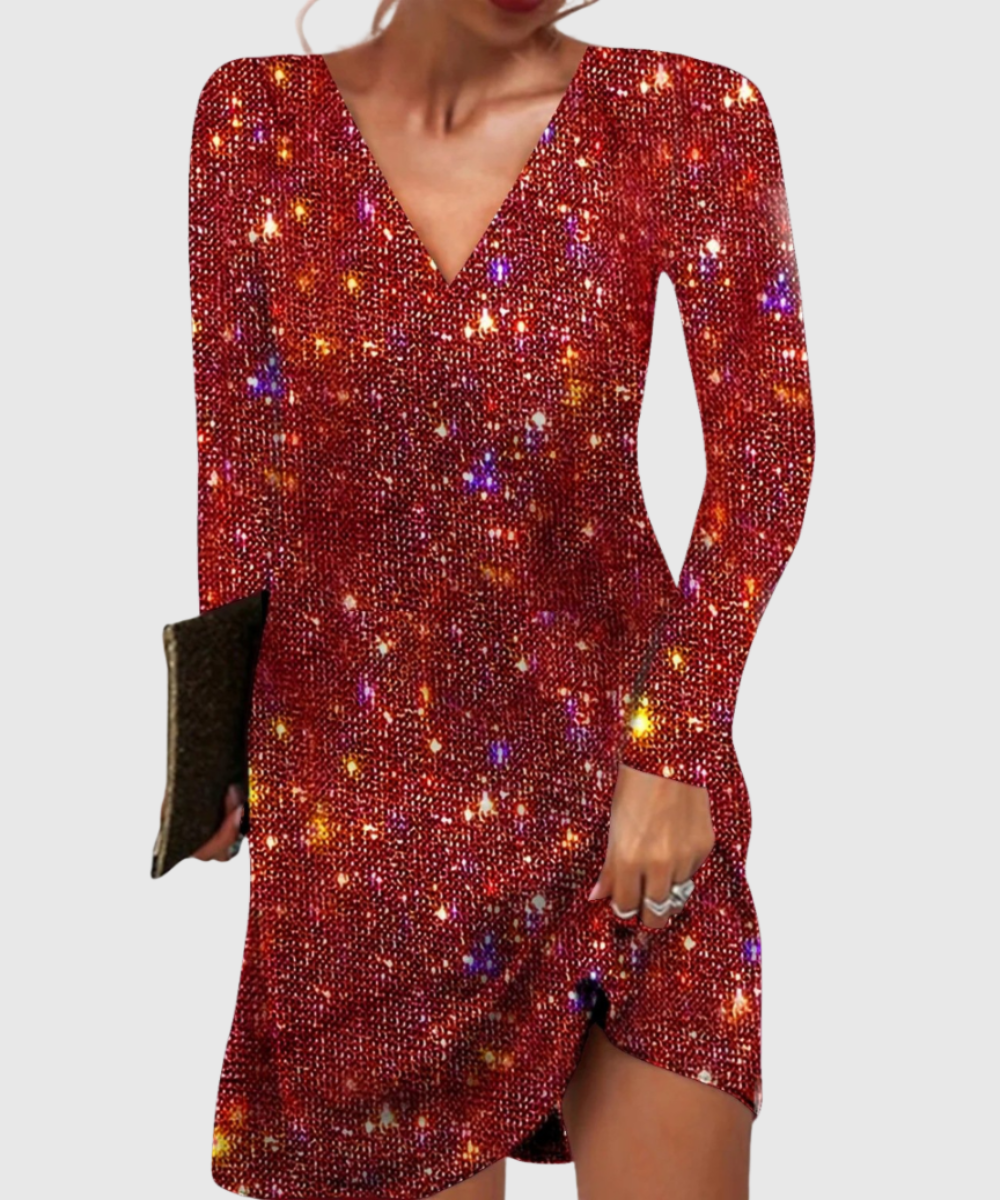 Elise de Paris | Robe Mini à Paillettes