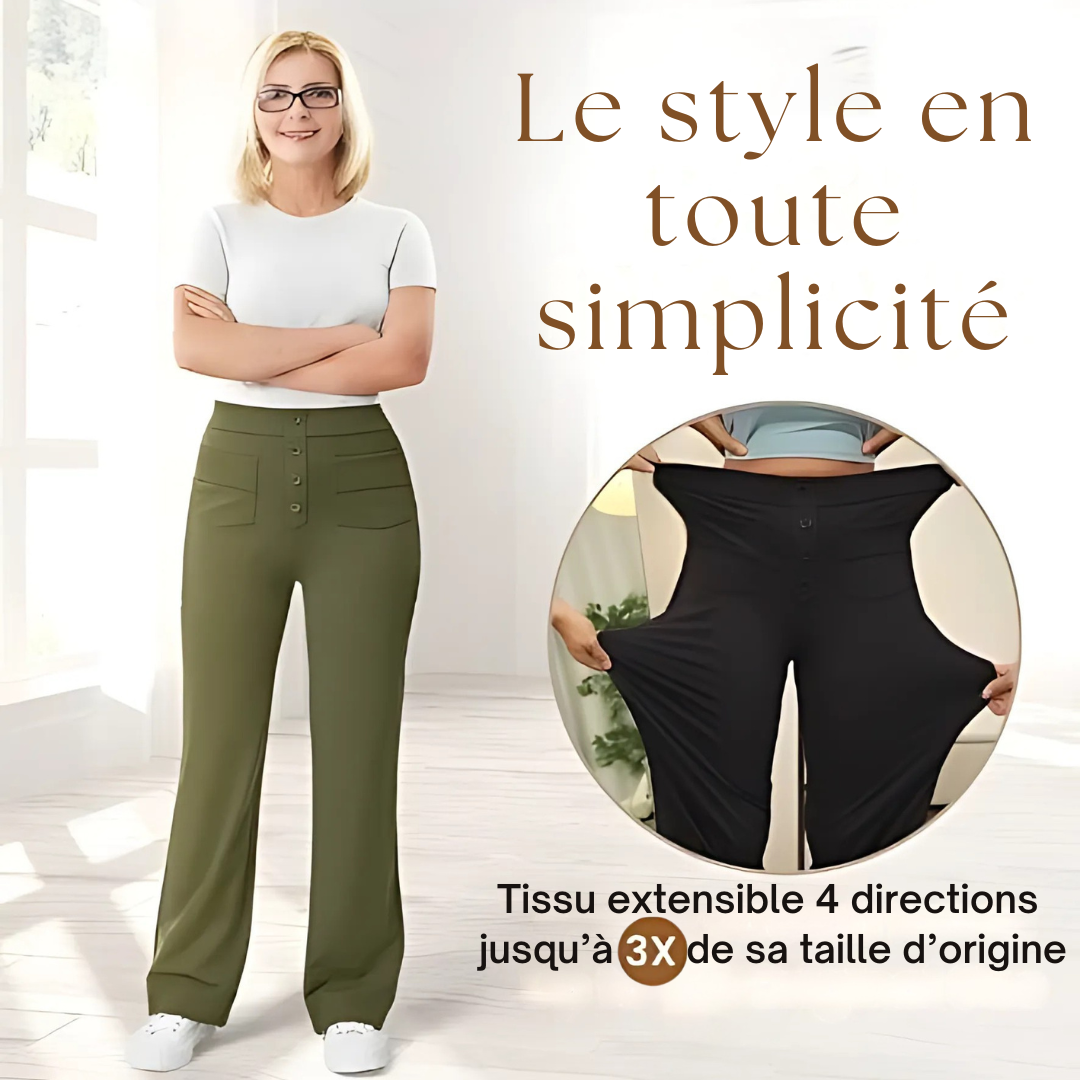 Elise de Paris | Pantalon Confort Élégant