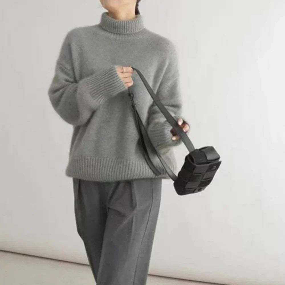 Elise de Paris | Pull à col roulé en cachemire