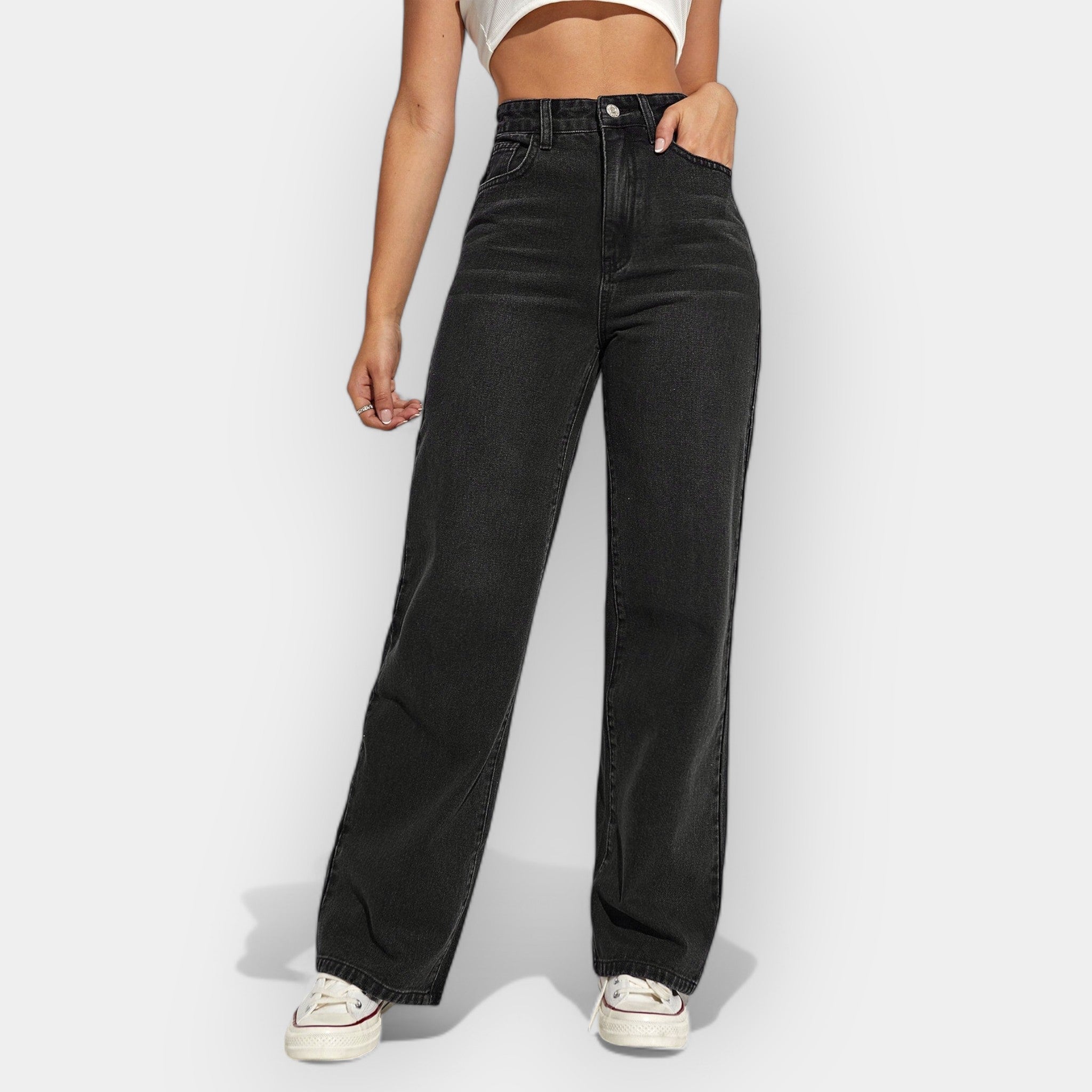 Elise de Paris| Classic Straight Leg Jeans
