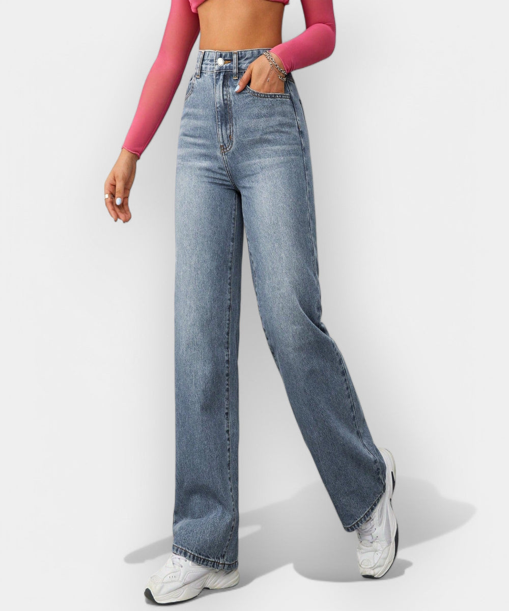 Elise de Paris| Classic Straight Leg Jeans