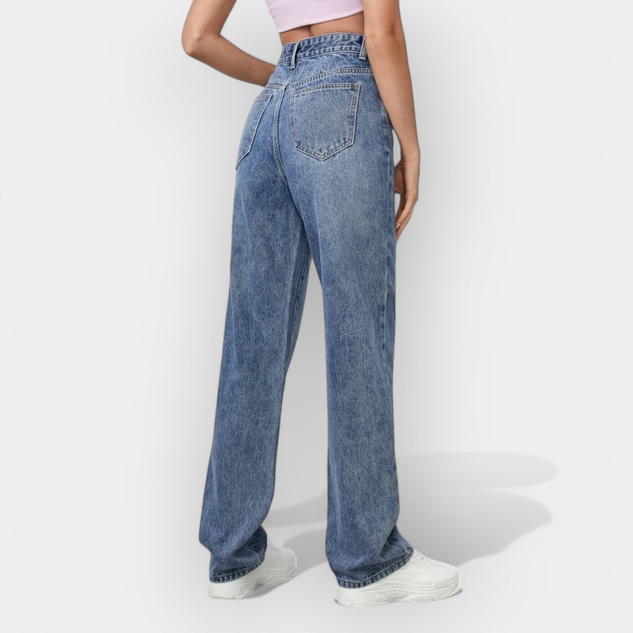Elise de Paris| Classic Straight Leg Jeans