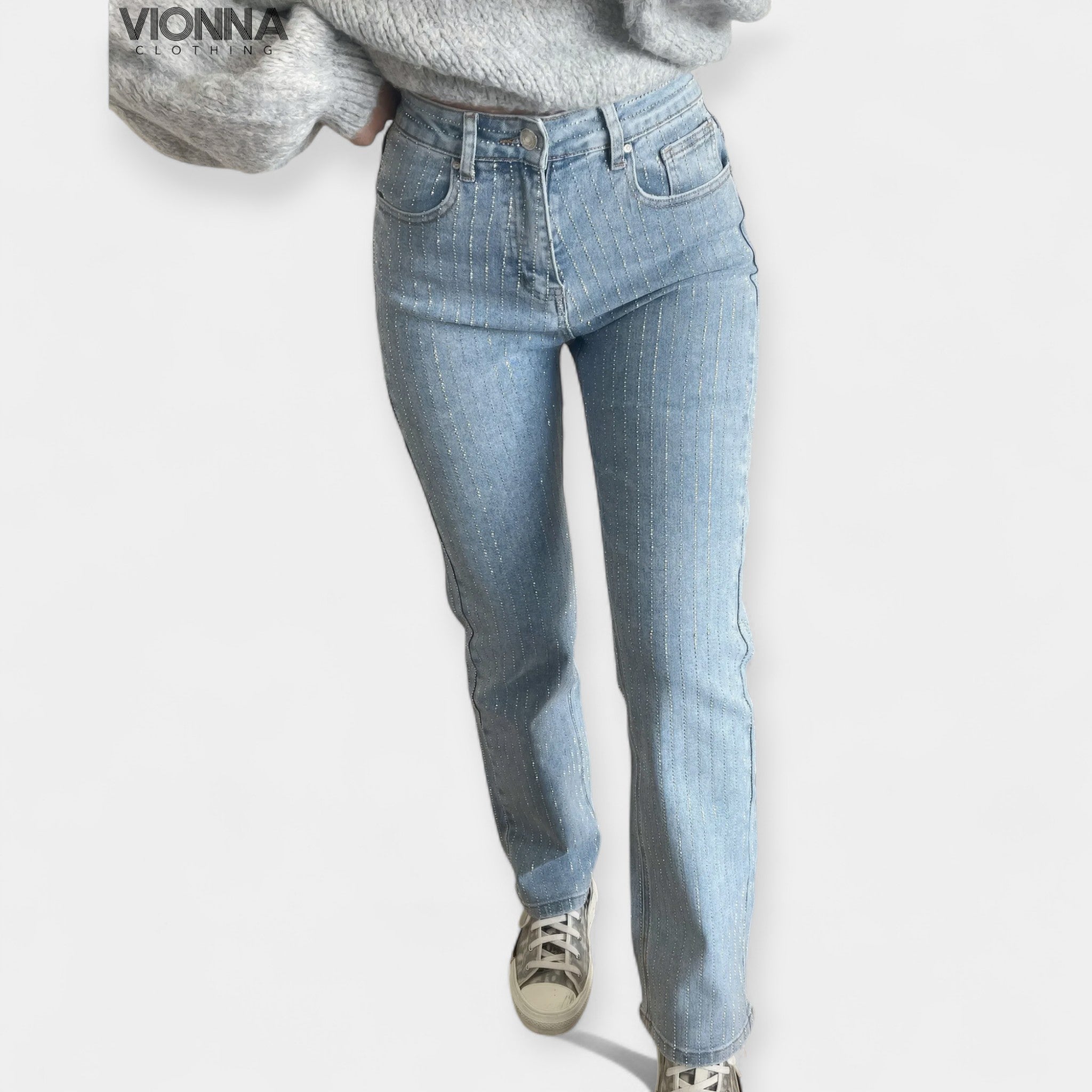 Elise de Paris | Shimmering Denim