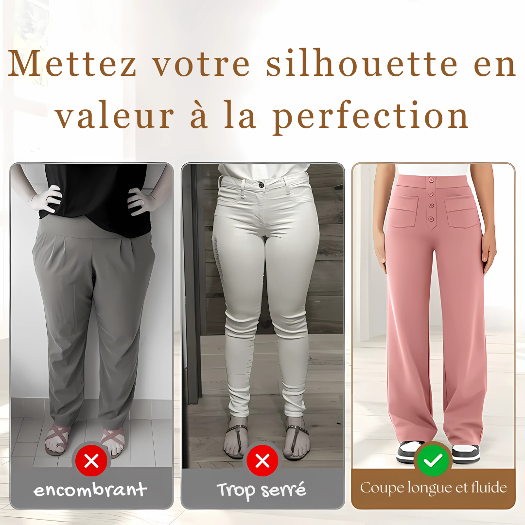 Elise de Paris | Pantalon Confort Élégant