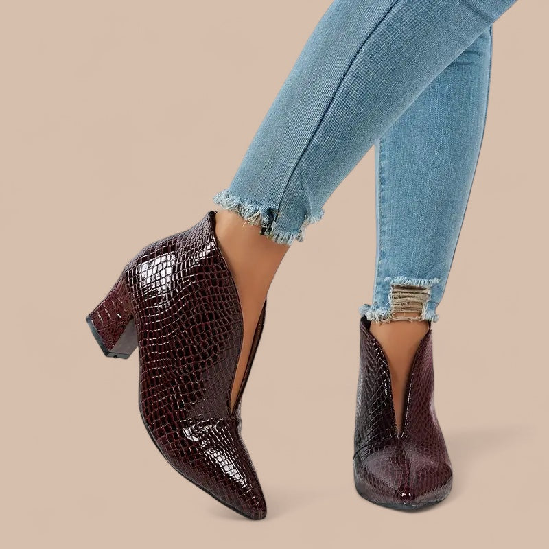 Elise de Paris | Bottines à Talons Aiguille pour Femmes