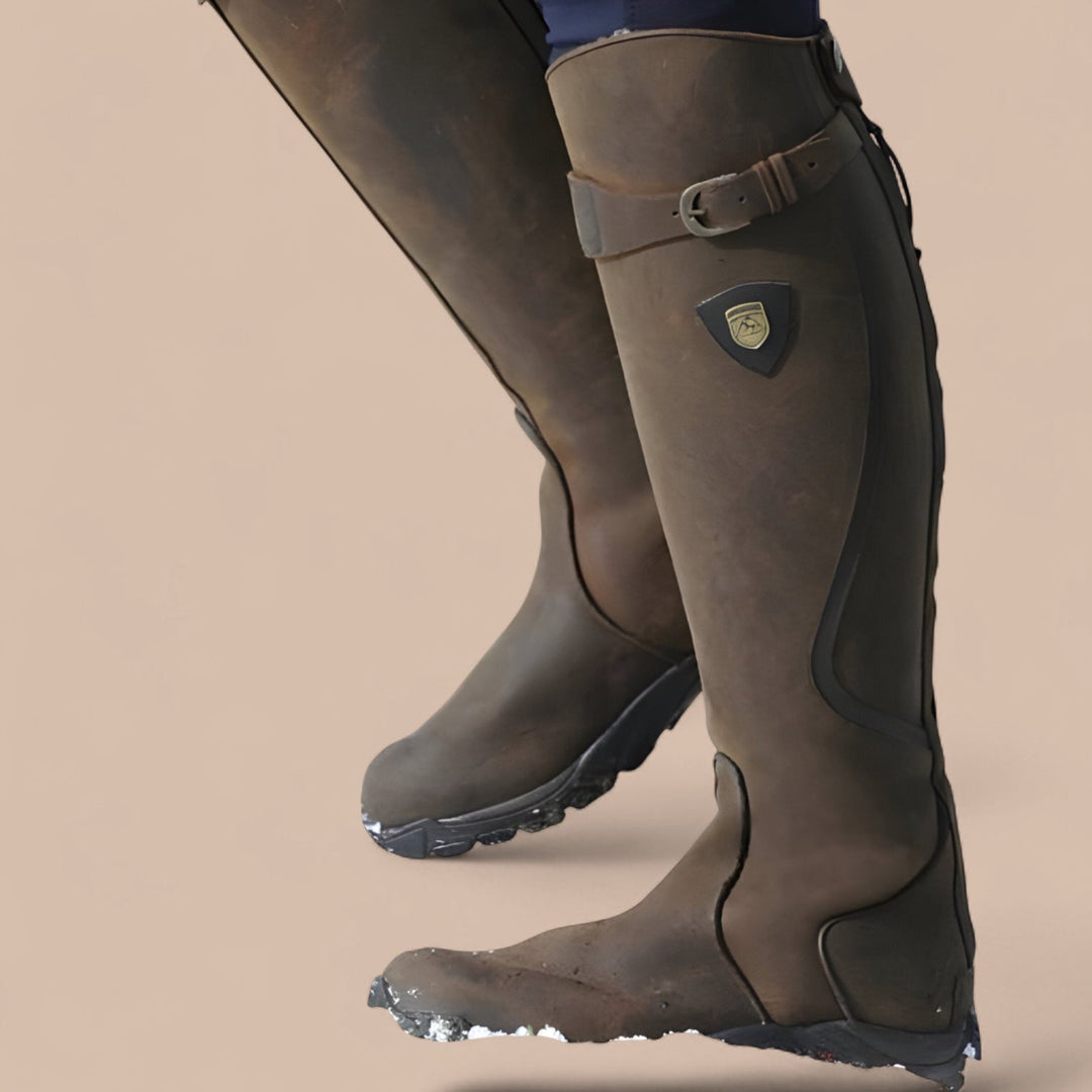 Elise de Paris| Bottes en cuir orthopédique