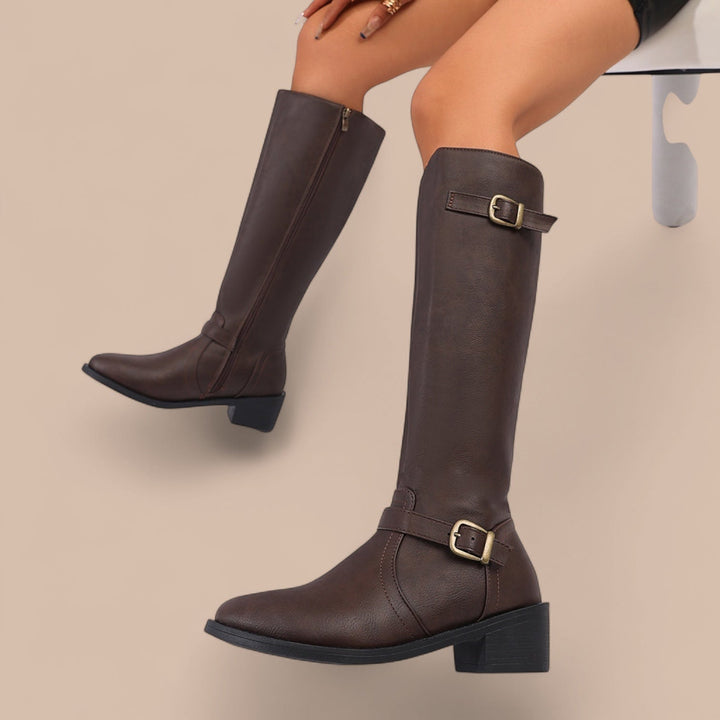 Elise de Paris| Bottes élégantes jusqu'au genou
