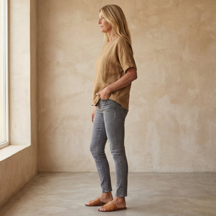 Elise de Paris | T-shirt Coton-Lin