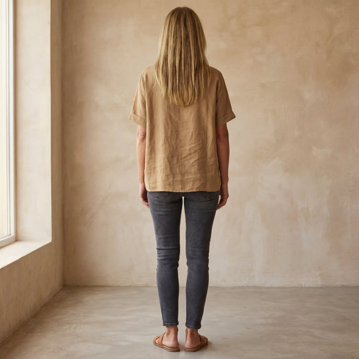 Elise de Paris | T-shirt Coton-Lin