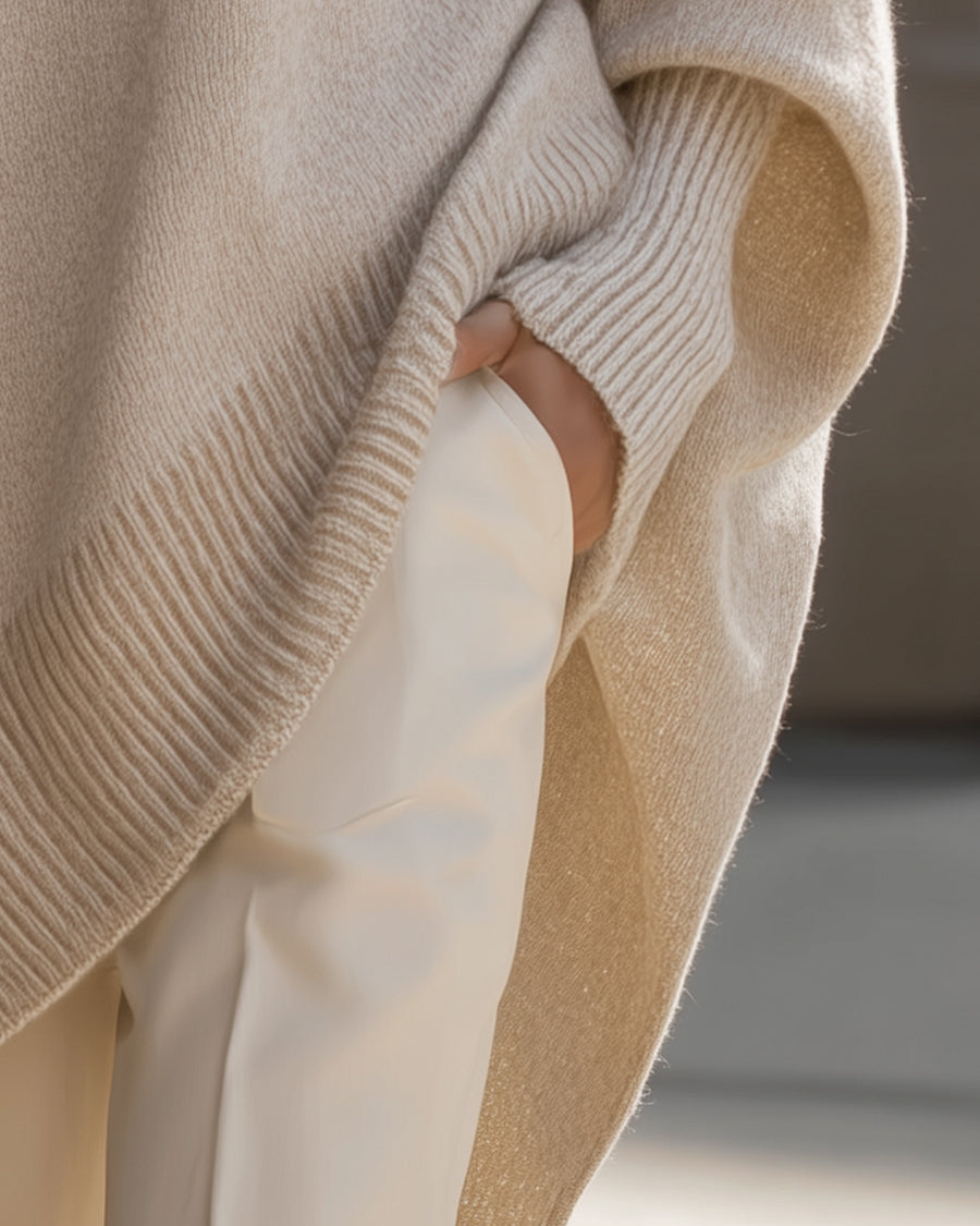 Elise de Paris| Pull Raffiné en Laine Mélangée