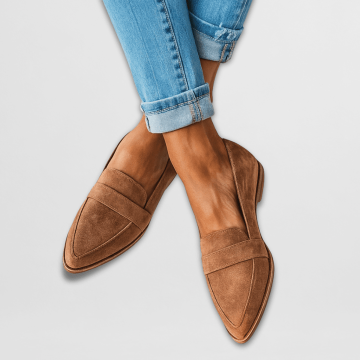 Helen | Mocassins orthopédiques en daim souple