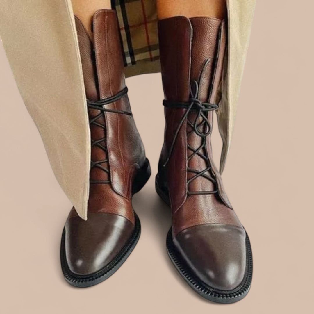 Elise de Paris | Bottes à Talons au Look Vintage
