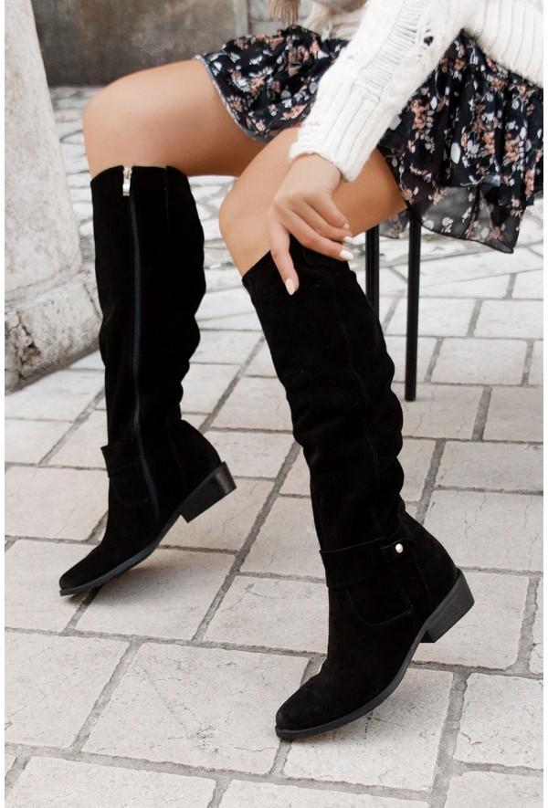 Zavira | Bottes élégantes et chaudes en daim pour femmes