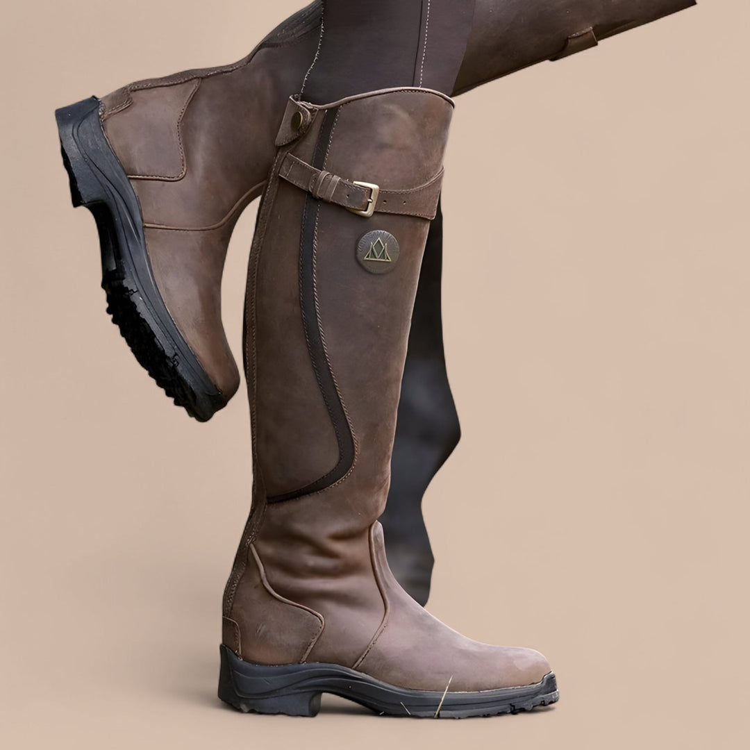 Elise de Paris| Bottes en cuir orthopédique