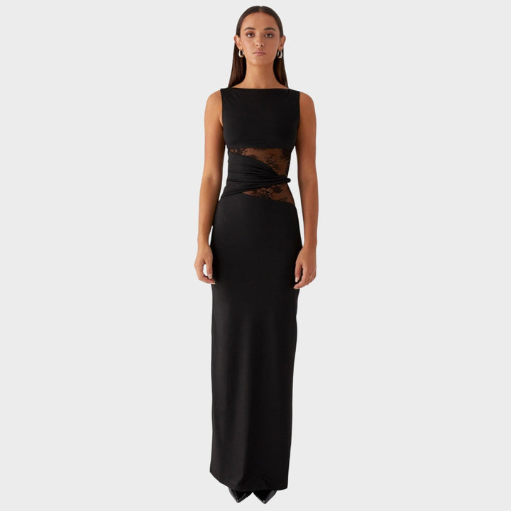 Elise de Paris| Robe Longue Élégante Femme en Dentelle