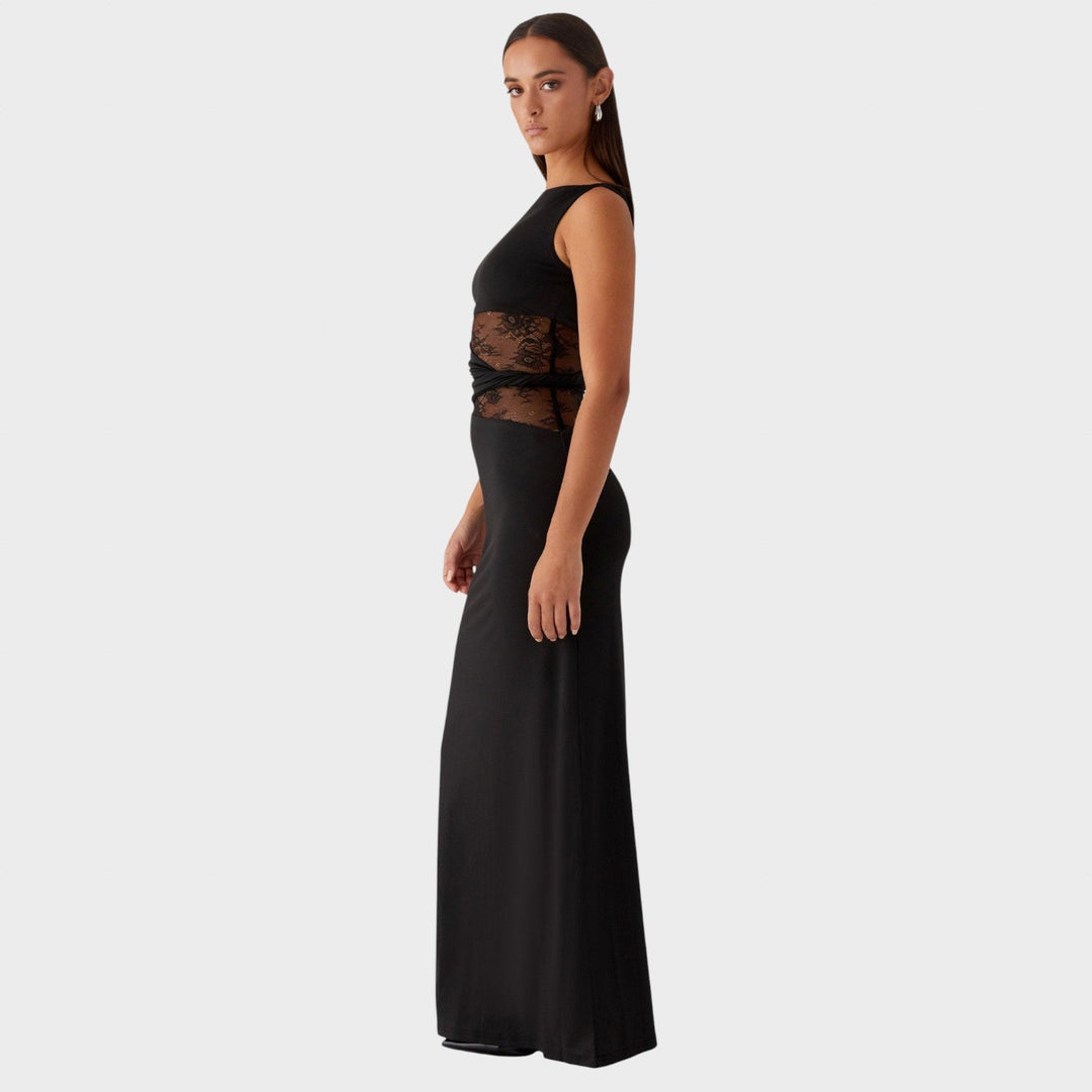 Elise de Paris| Robe Longue Élégante Femme en Dentelle
