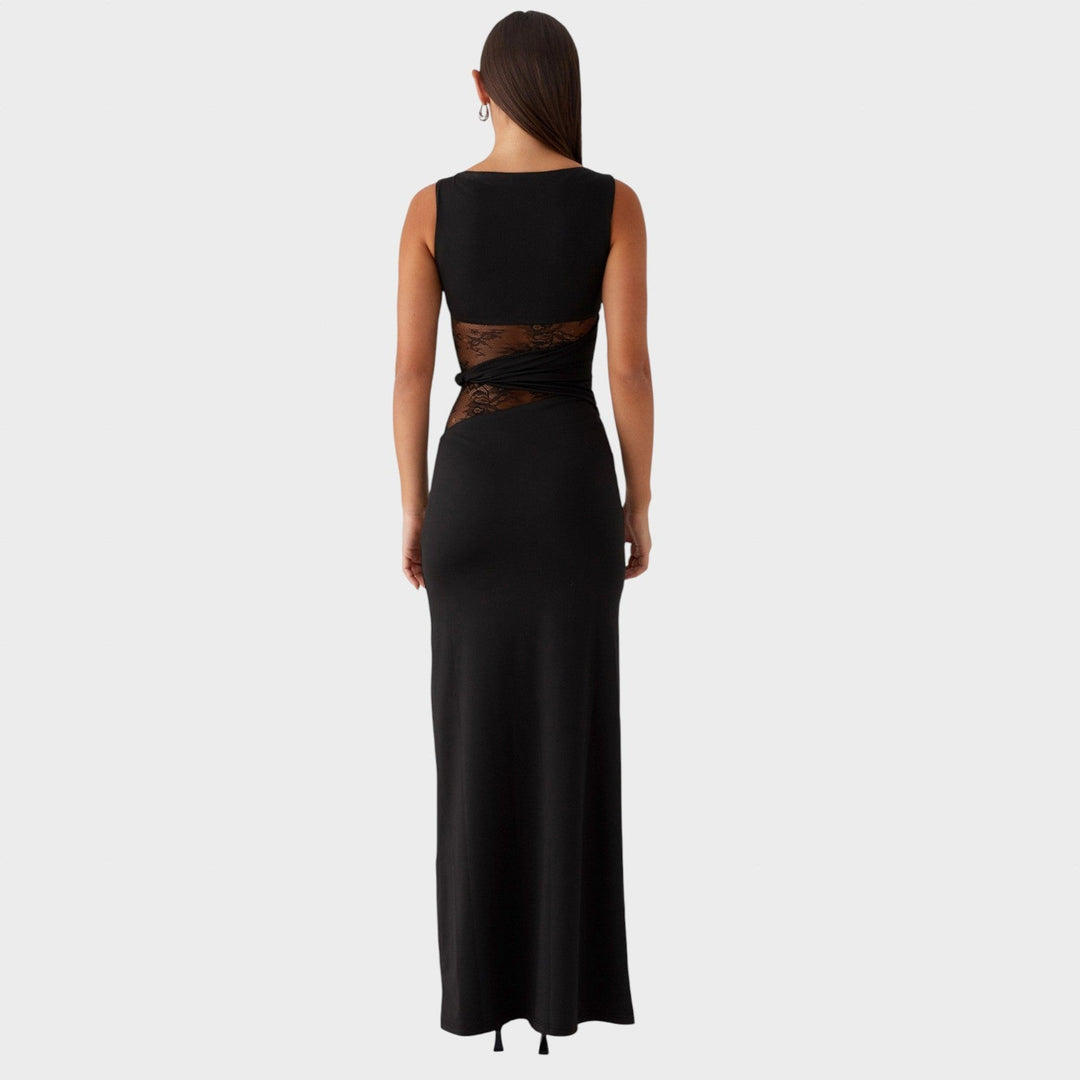 Elise de Paris| Robe Longue Élégante Femme en Dentelle