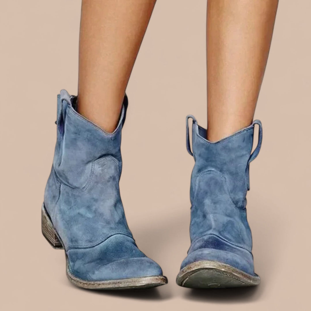 Elise de Paris| Bottes de Cowboy Vintage à Cheville