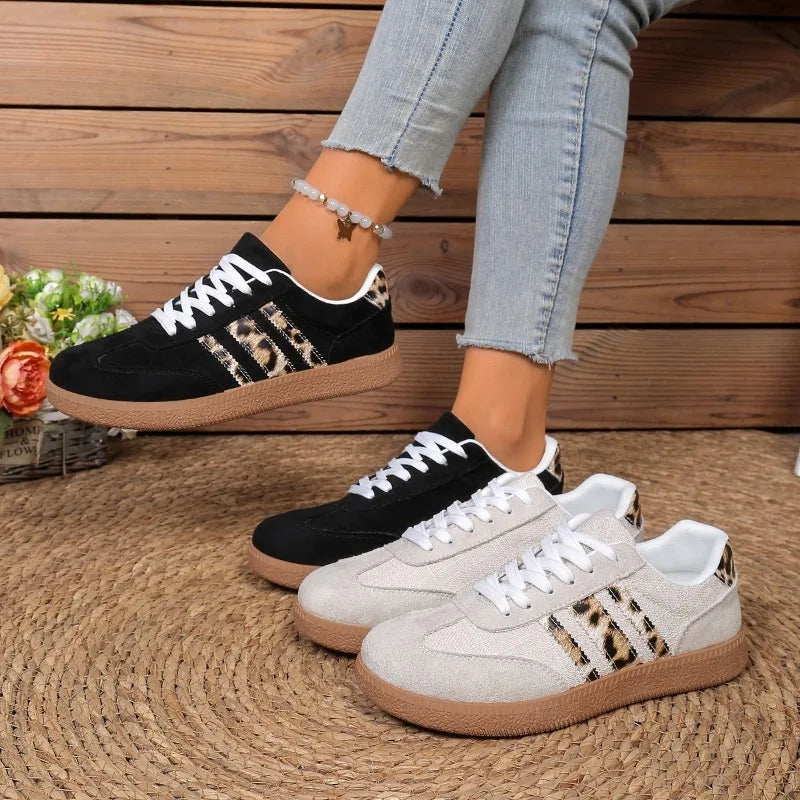 Elise de Paris | Baskets Casual Léopard