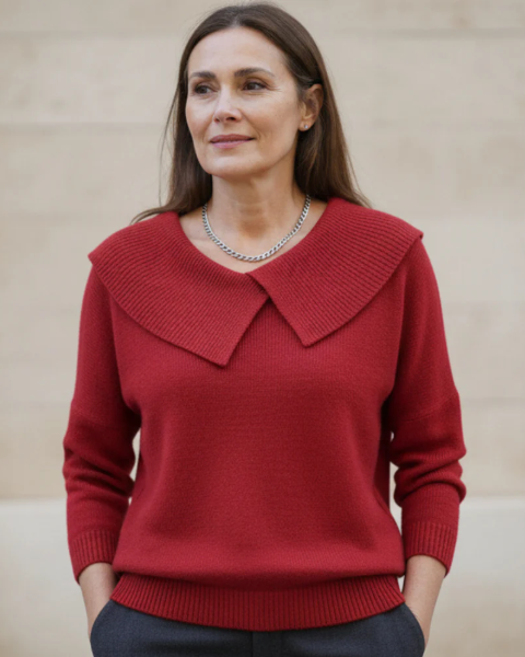 Elise de Paris | Pull chaud à col souple