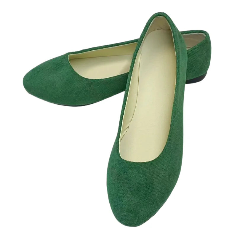 Elise de Paris | Ballerines Vert Olive