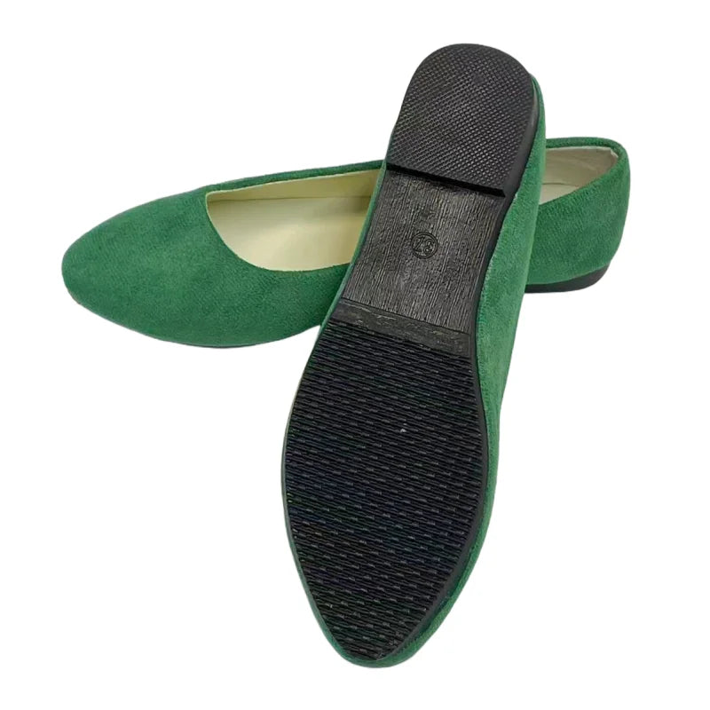 Elise de Paris | Ballerines Vert Olive