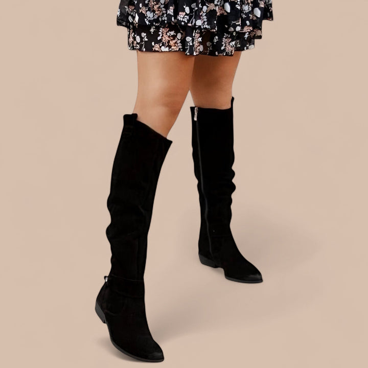 Elise de Paris| Bottes élégantes jusqu'aux genoux Joanne