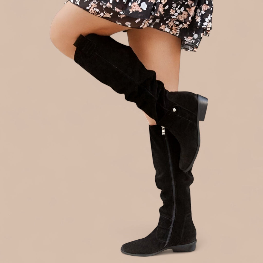 Elise de Paris| Bottes élégantes jusqu'aux genoux Joanne