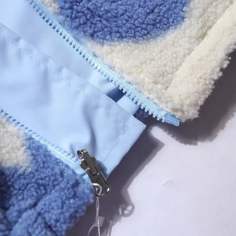 Elise de Paris | Veste réversible à cœurs
