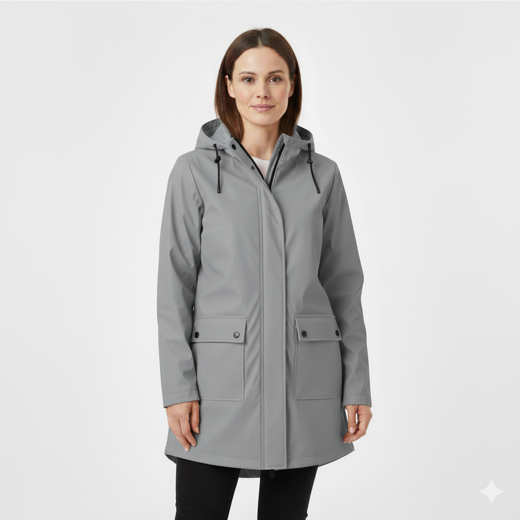 Elise de Paris | Veste Femme Imperméable et Chaude avec Capuche Réglable