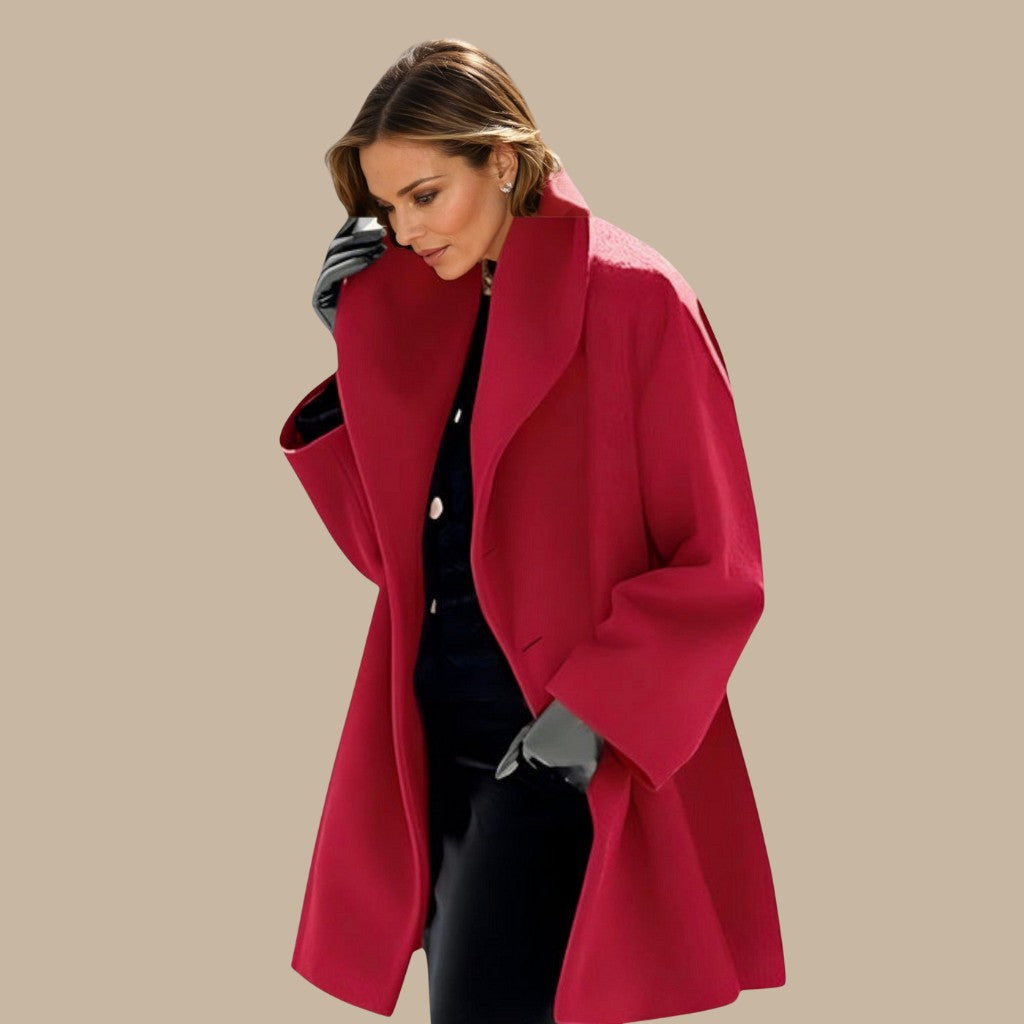 Elise de Paris | Manteau en Laine Chaude – Élégance Féminine