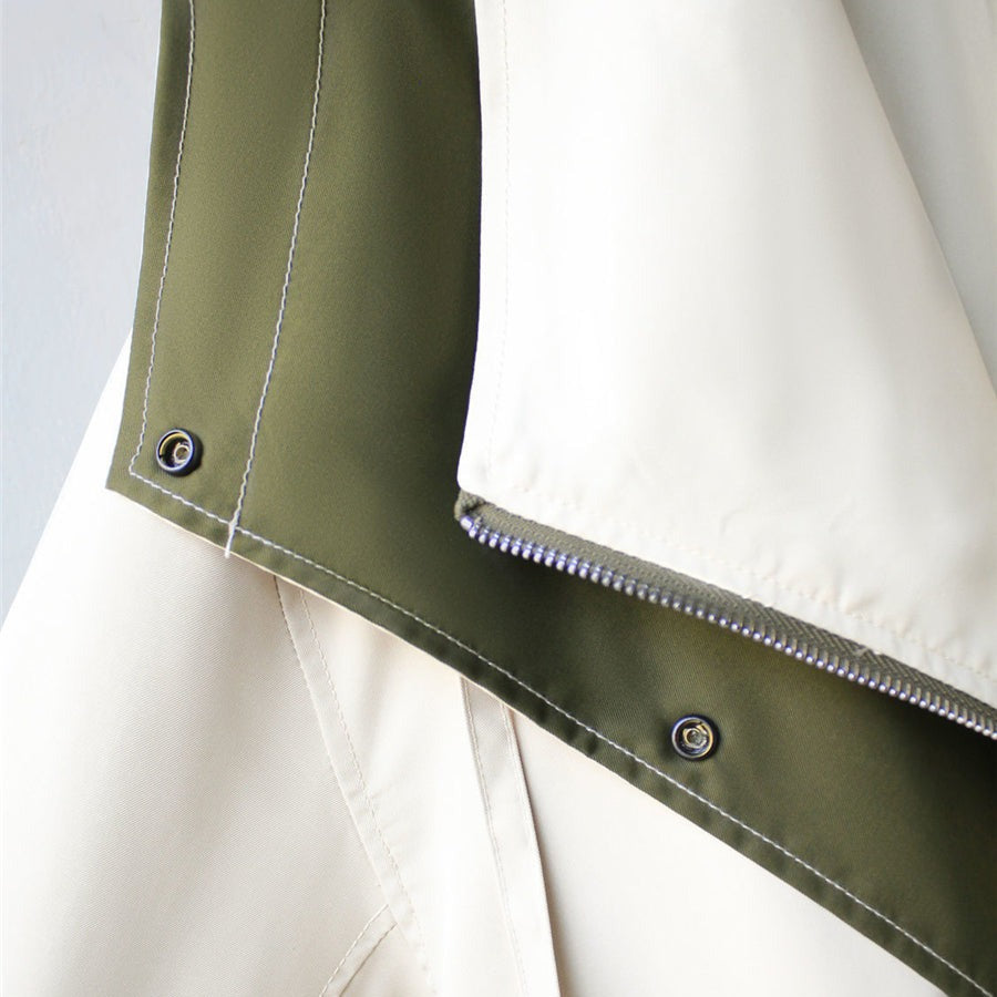 Elise de Paris | Veste Imperméable Femme Légère avec Taille Réglable et Protection Contre le Vent