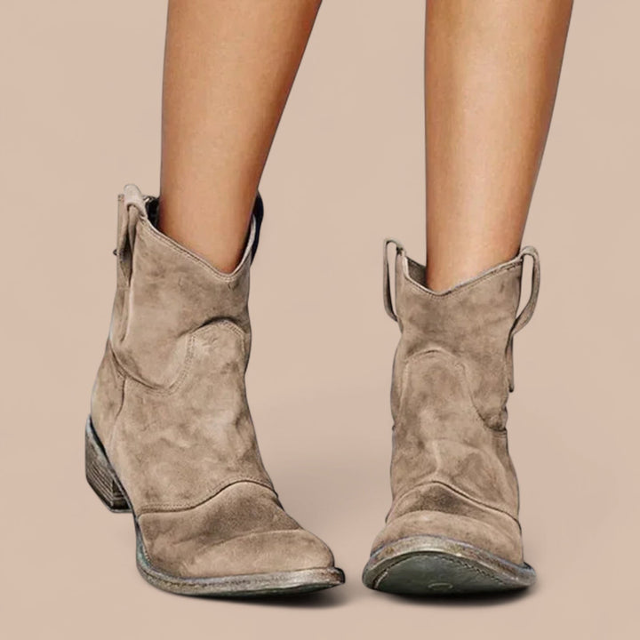 Elise de Paris| Bottes de Cowboy Vintage à Cheville
