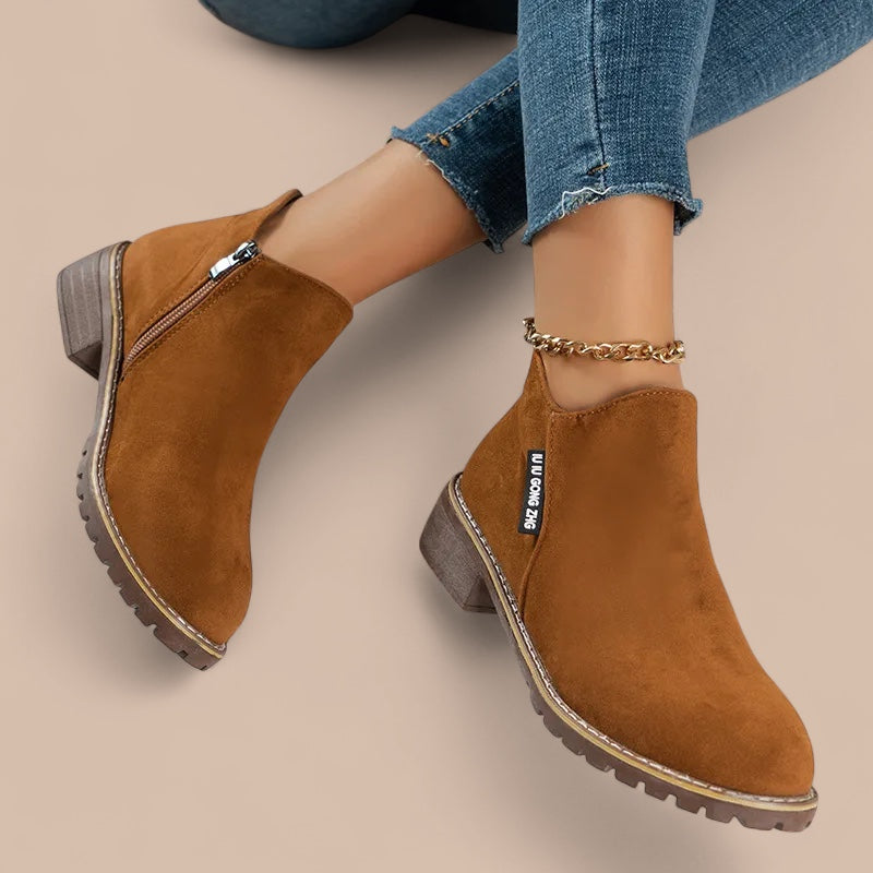 Elise de Paris | Bottines à Semelle Épaisse