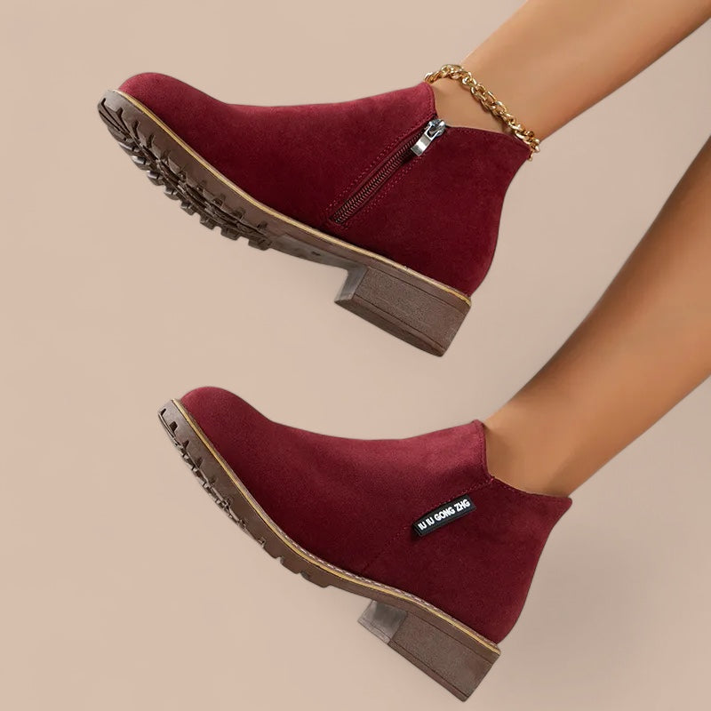 Elise de Paris | Bottines à Semelle Épaisse