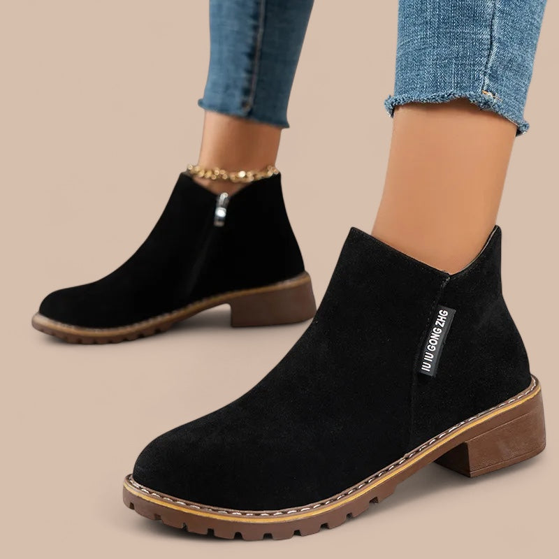 Elise de Paris | Bottines à Semelle Épaisse