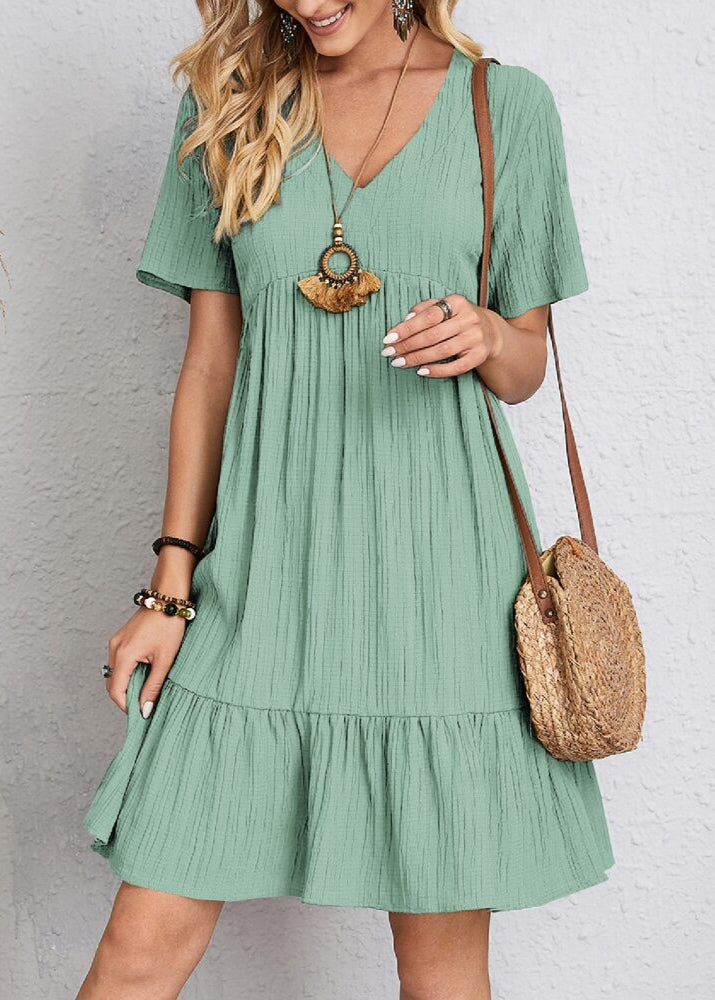 Elise de Paris| Robe Élégante qui Camoufle Joliment le Ventre