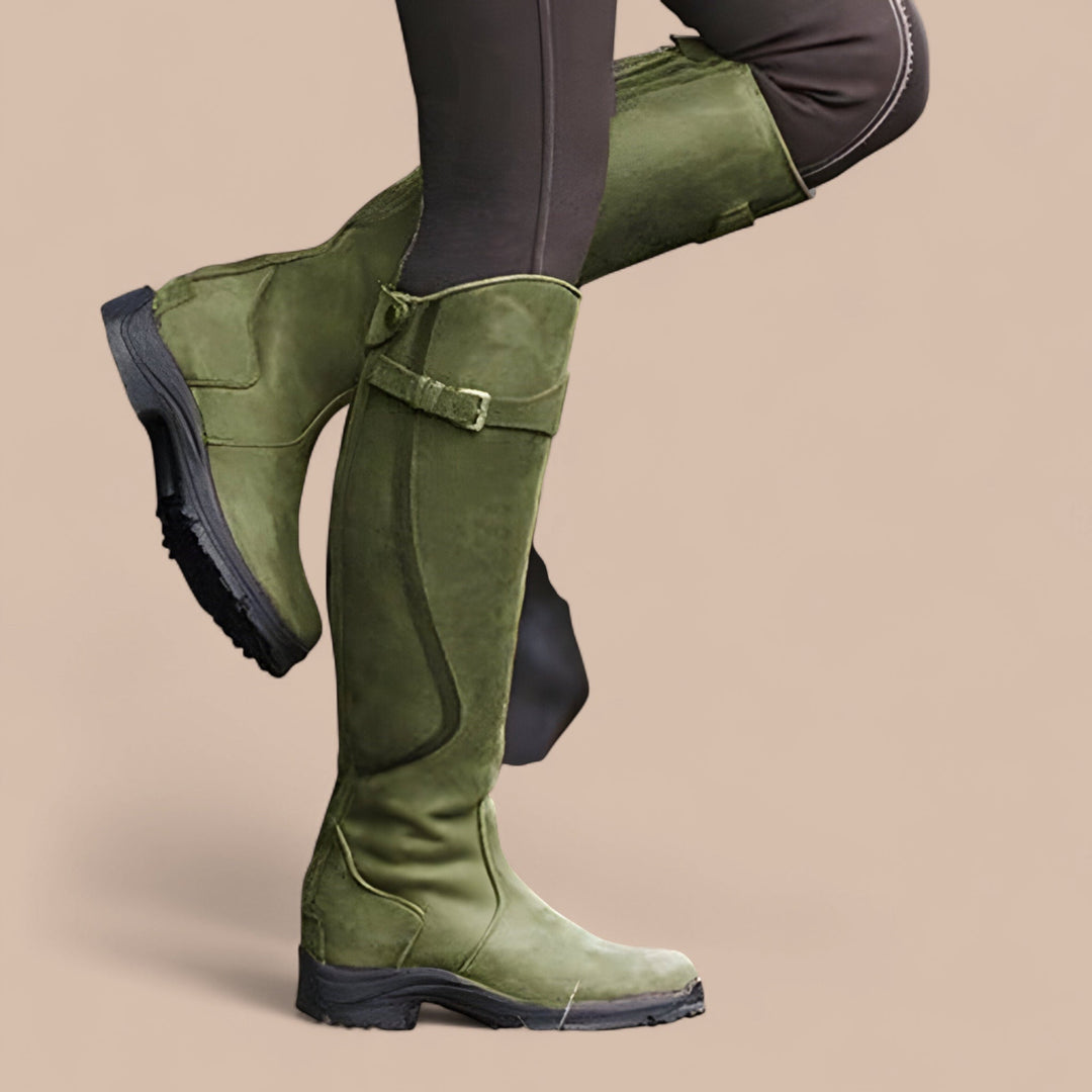Elise de Paris| Bottes en cuir orthopédique