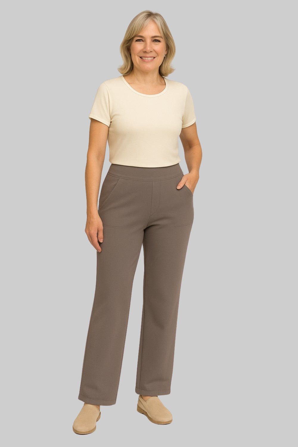 Elise de Paris | Pantalon stretch femme — confort au quotidien